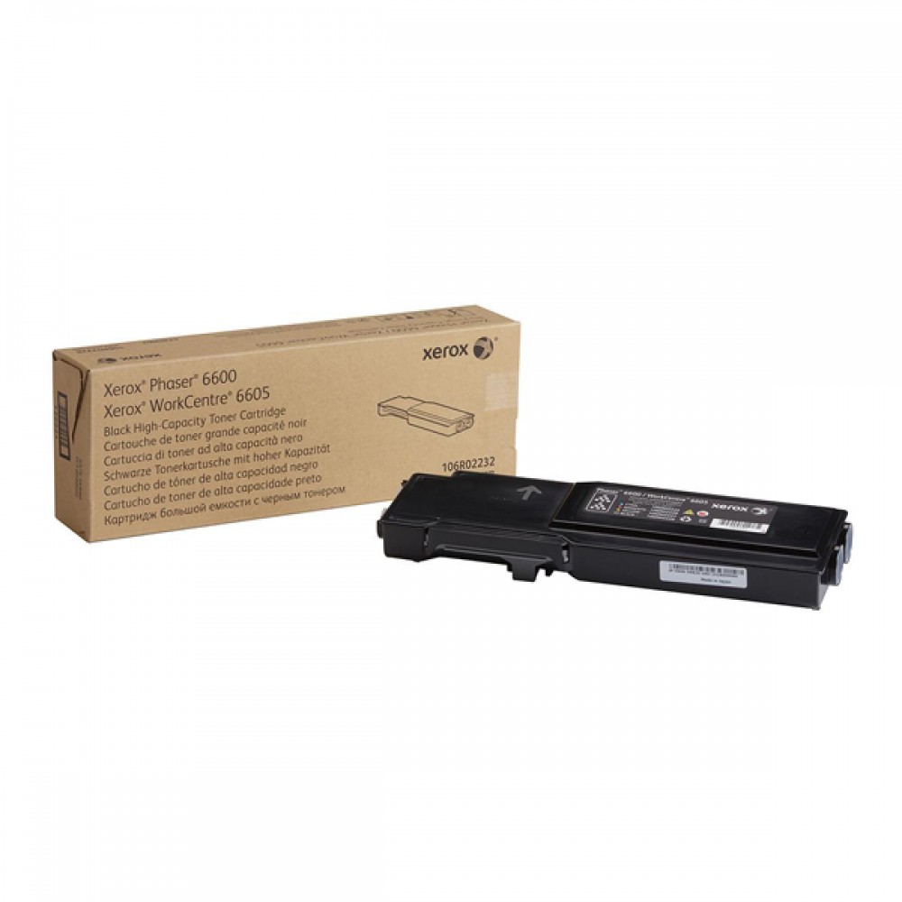 XEROX PHASER 6600 BLACK HC TONER (8k) (106R02232) (XER106R02232)