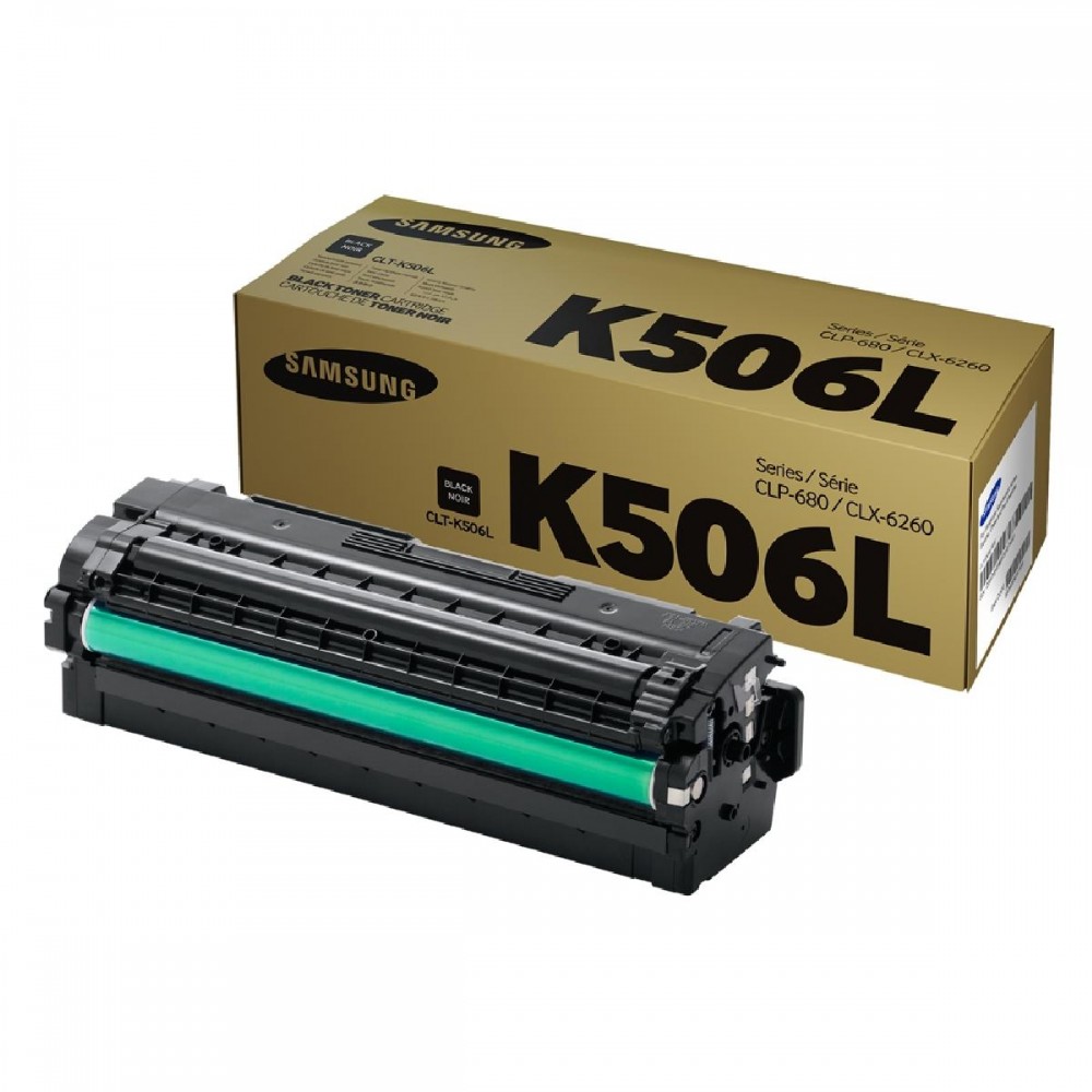 Samsung CLT-K506L High Yield Black Toner Cartridge (SU171A) (HPCLTK506L)