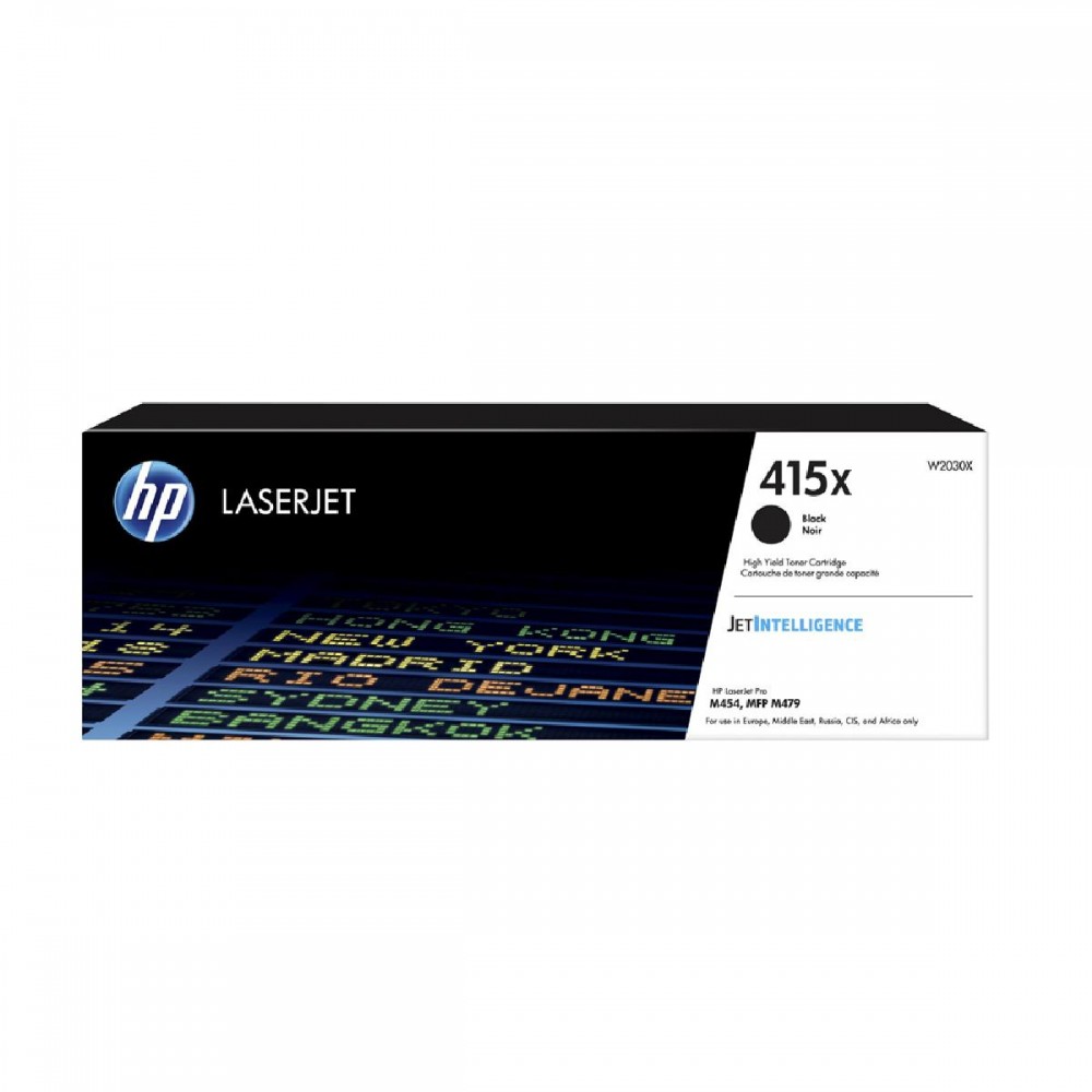 HP 415X Black LaserJet Toner Cartridge HC (7.5k) (W2030X) (HPW2030X)