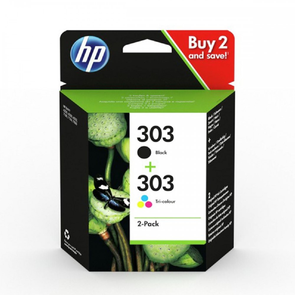 HP Μελάνι Inkjet 303 Black and Colour Multipack (3YM92AE) (HP3YM92AE)