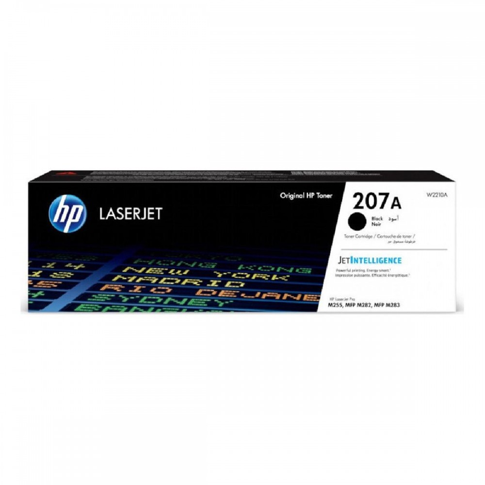 HP 207A Black LaserJet Toner Cartridge (1.35k) (W2210A) (HPW2210A)