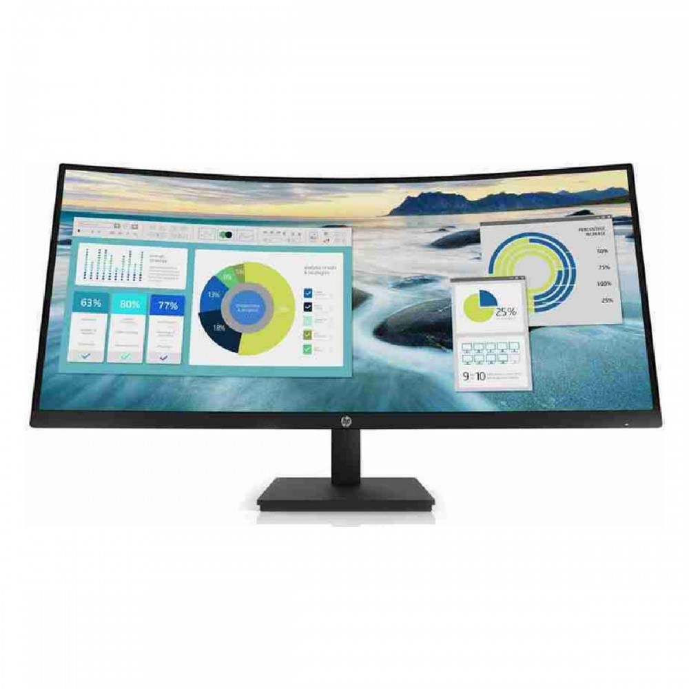 HP P34hc WQHD Curved Ergonomic Monitor 34