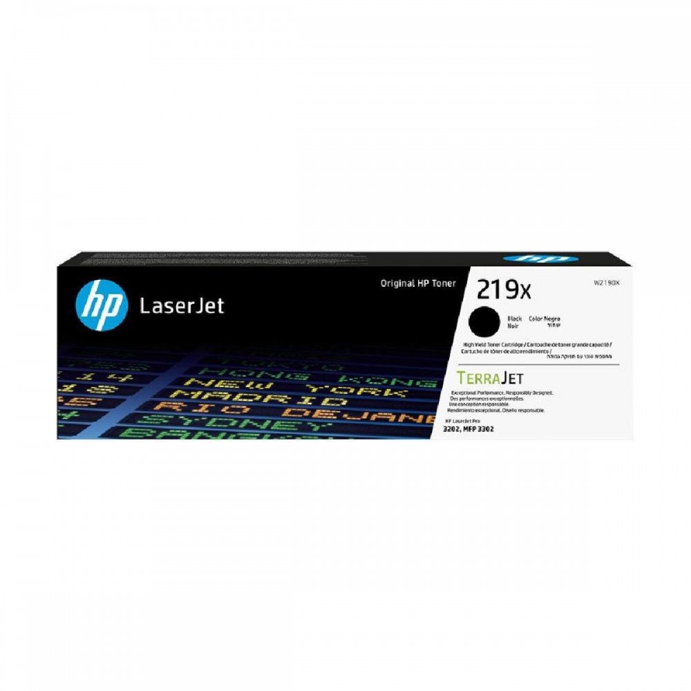 HP 219X Original LaserJet Toner Cartridge Cyan (W2190X) (HPW2190X)