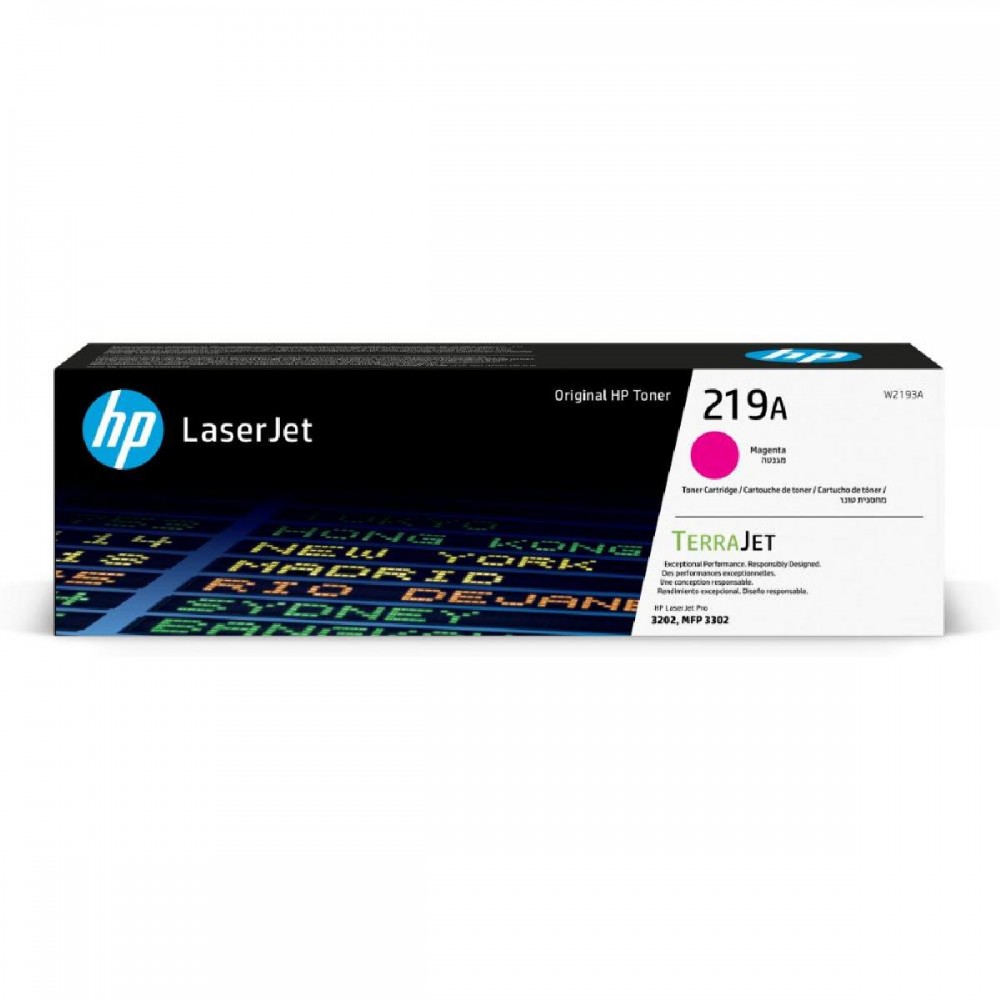 HP 219A Magenta LaserJet Toner Cartridge (W2193A) (HPW2193A)