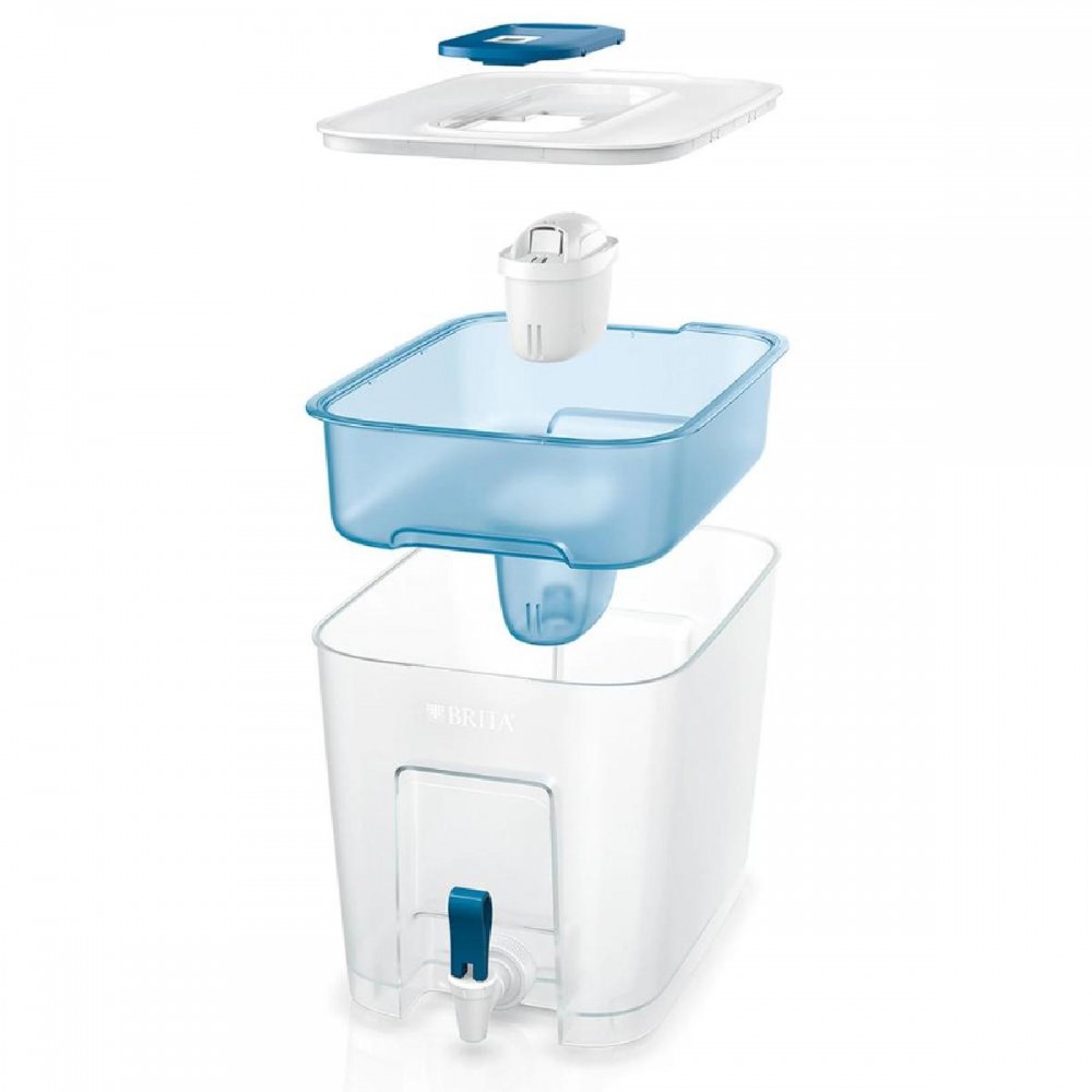 Brita Flow Water Filter Tank With Tap 8.2L Blue (BRI30350)