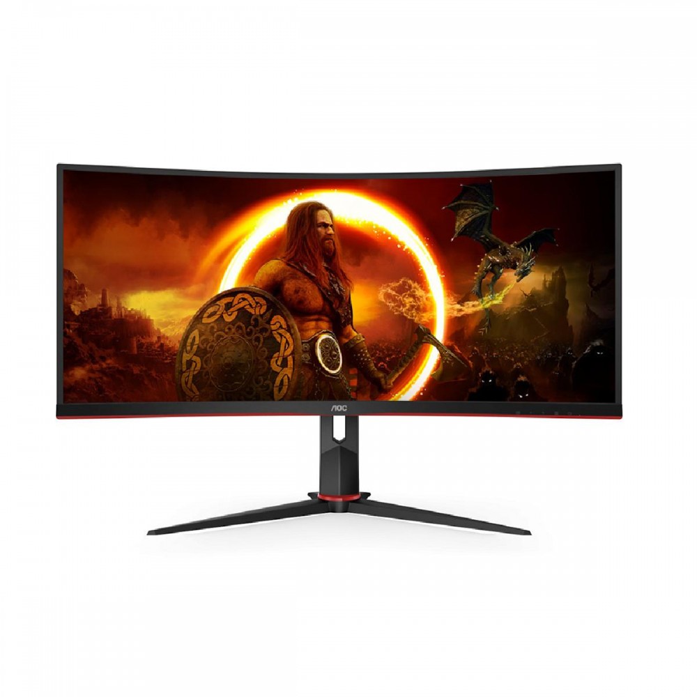 AOC CU34G2XP/BK Curved Ultra Wide Gaming Monitor 34' (CU34G2XE/BK) (AOCCU34G2XPBK)