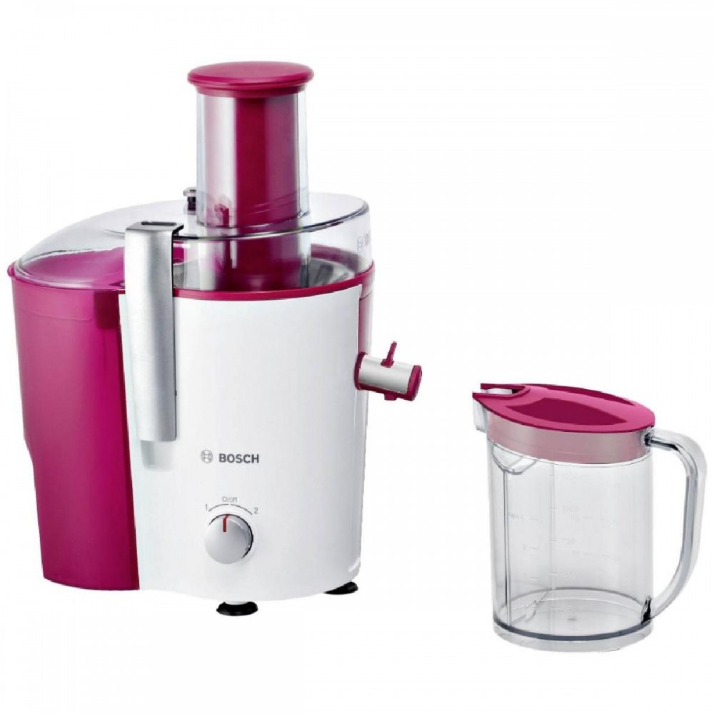 Bosch MES25C0 juice maker Centrifugal juicer 700 W Cherry fruit, Transparent, White (MES 25C0) (BSHMES25C0)