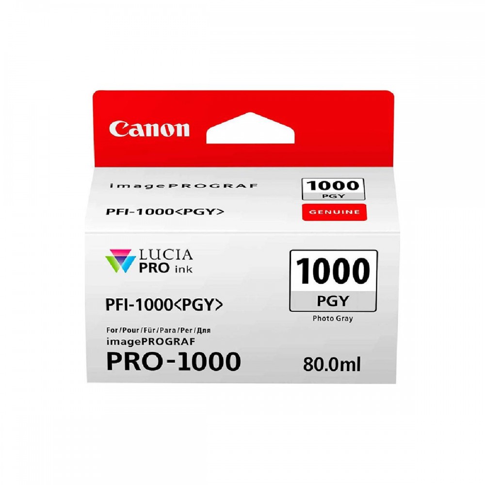 Canon Μελάνι Inkjet PFI1000PGY Photo Grey (0553C001) (CANPFI-1000PGY)