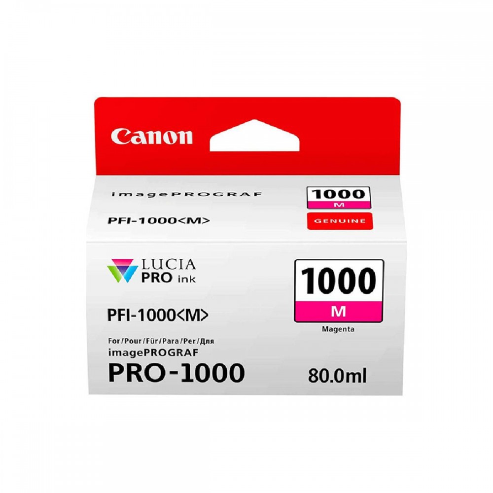 Canon Μελάνι Inkjet PFI1000M Magenta  (0548C001) (CANPFI-1000M)