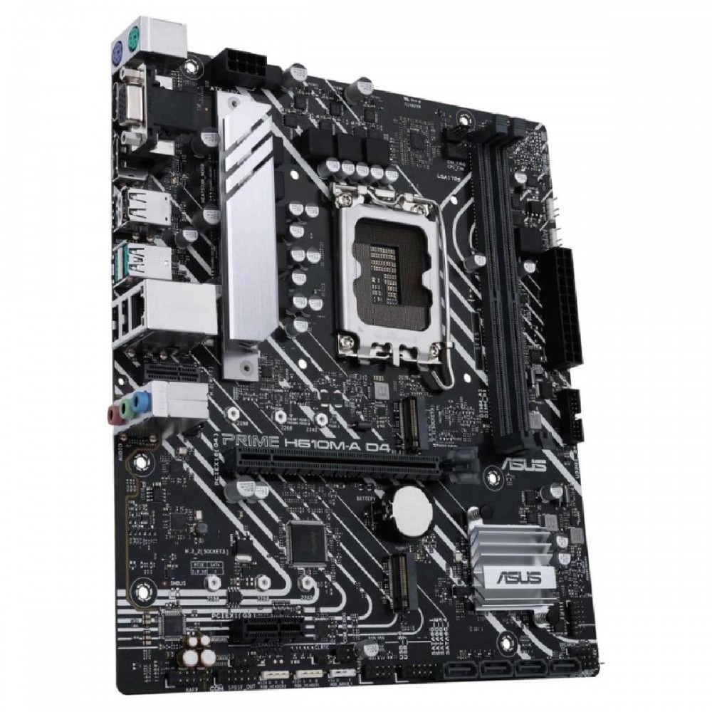 Asus Prime H610M-A D4-CSM Motherboard Micro ATX με Intel 1700 Socket (90MB19P0-M0EAYC) (ASU90MB19P0-M0EAYC)