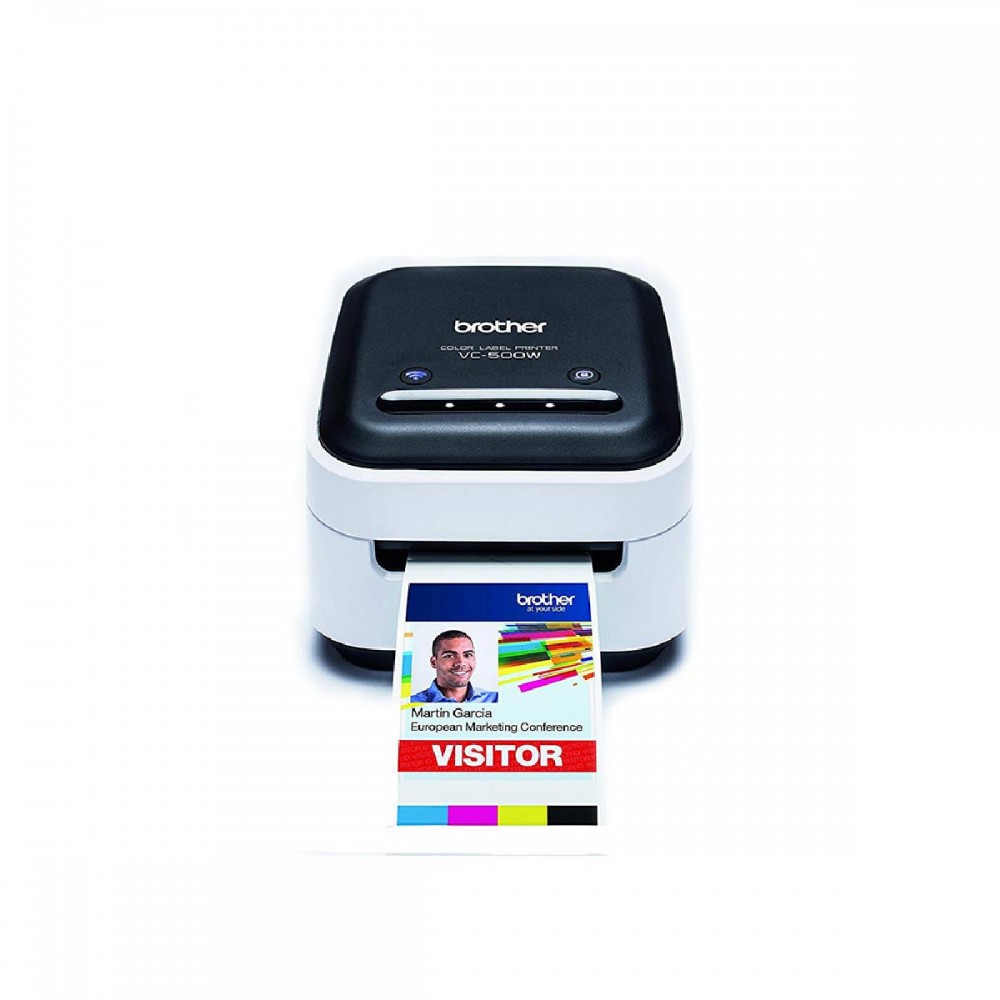 BROTHER VC-500W Full Color Label Printer (VC500W) (BROVC500W)