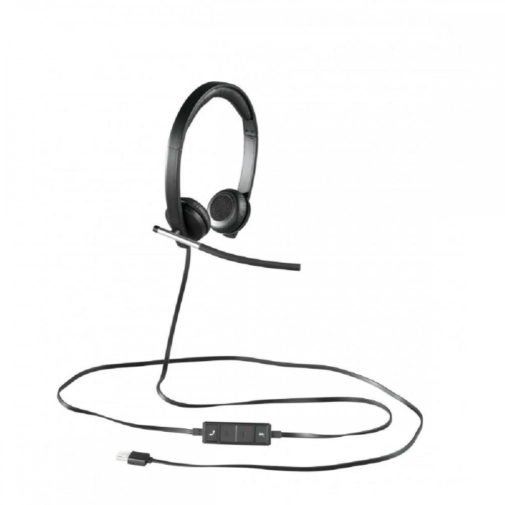 Logitech H650e Stereo Headset On-Ear Wired (981-000519) (LOGH650EBK)