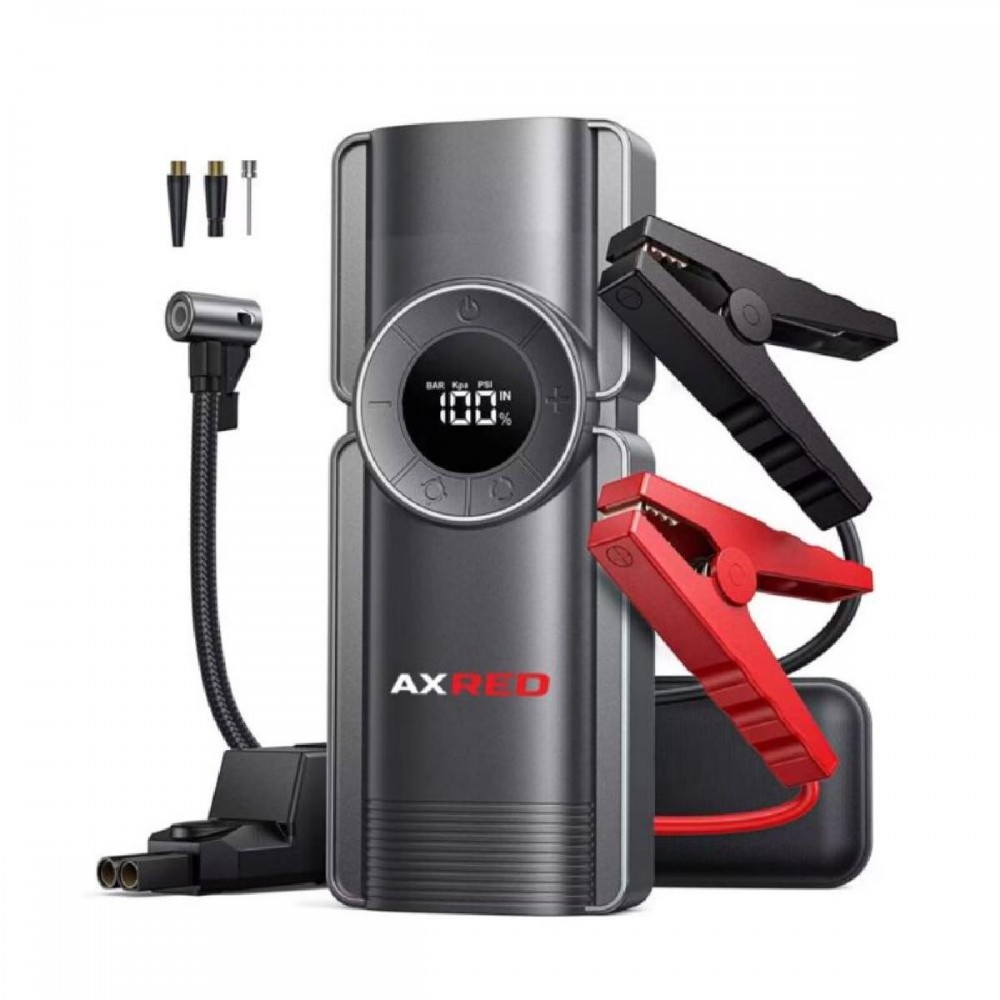 Axred X-20 Εκκινητης Μπαταριας & Powerbank με Φακο - Τρομπα Ελαστικων (BAT.0012) (AXRX-20)