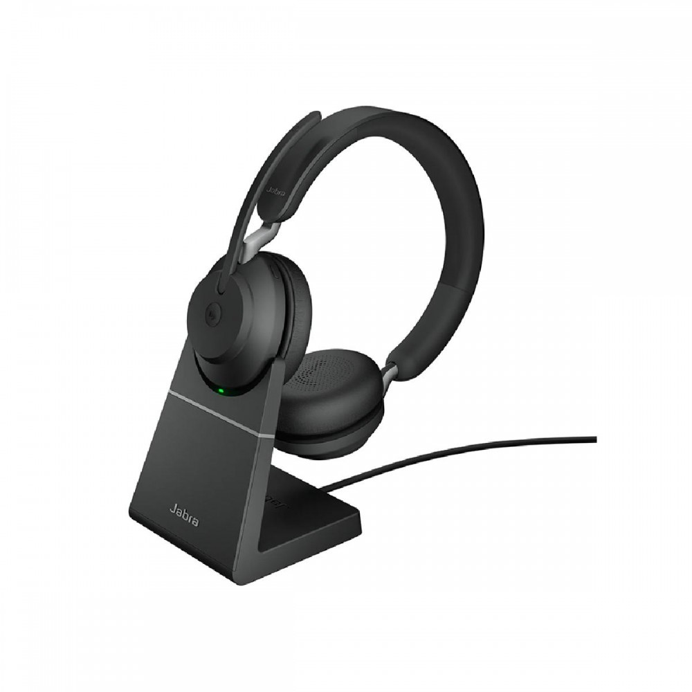 Jabra Evolve2 65 Stereo MS + Ladestation + Link 380c (26599-999-889) (JAB26599-999-889)