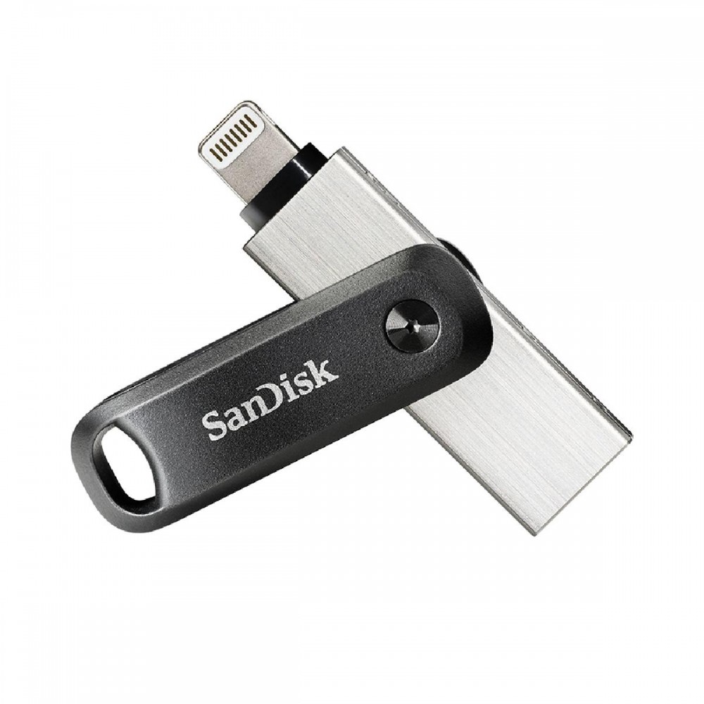 Sandisk iXpand 256GB USB 3.1 Stick με σύνδεση Lightning and USB-A Μαύρο (SDIX60N-256G-GN6NE) (SANSDIX60N-256G-GN6NE)