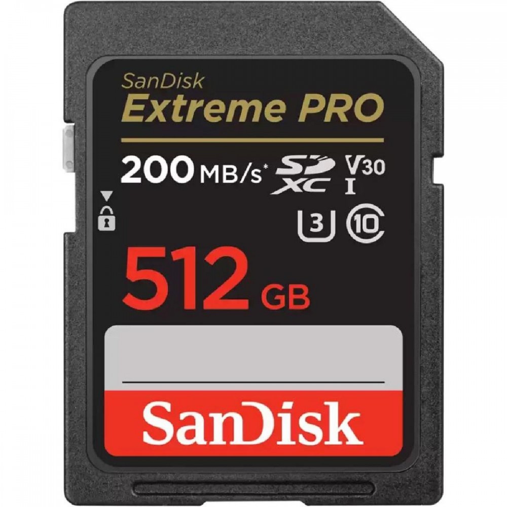 Sandisk Extreme Pro SDXC UHS-I 512GB (SDSDXXD-512G-GN4IN) (SANSDSDXXD-512G-GN4IN)