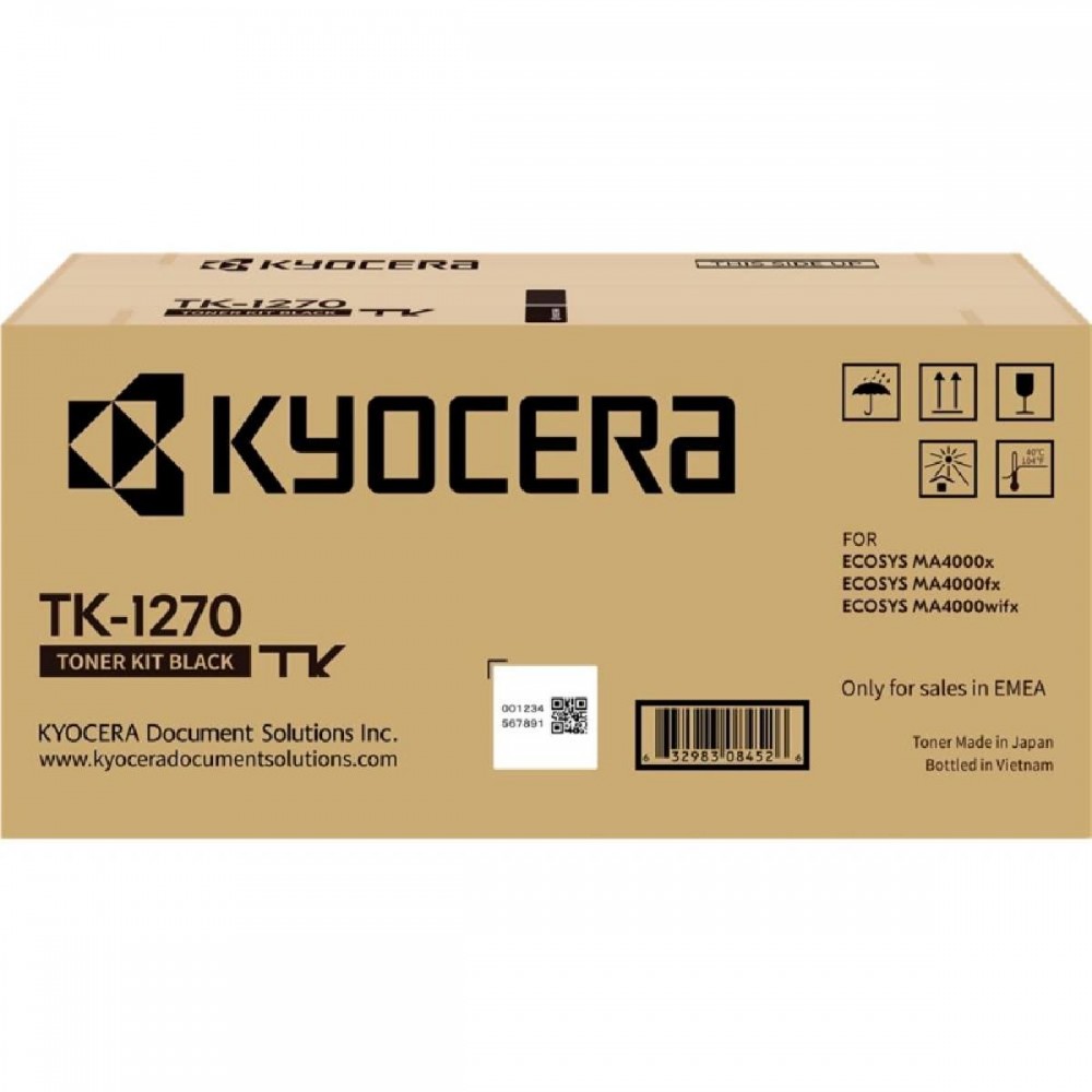 KYOCERA ECOSYS MA4000X TONER BLACK (TK-1270) (KYOTK1270)