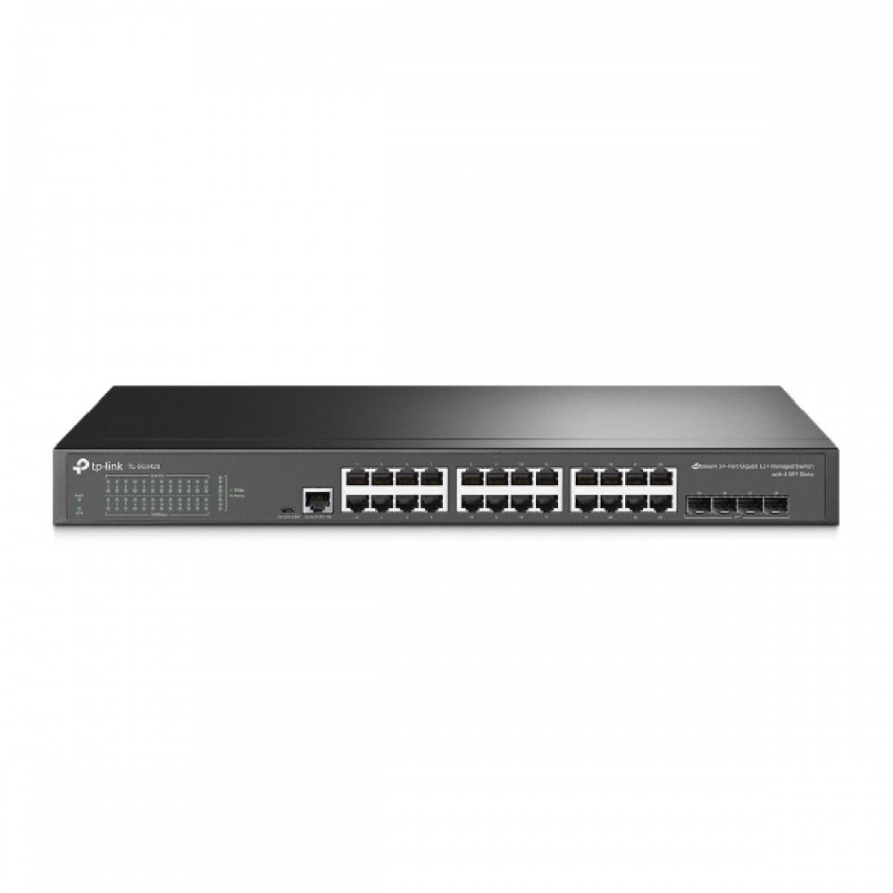 TP-Link JetStream 24-Port Gigabit L2 Managed Switch with 4 SFP Slots (TL-SG3428) (TPTL-SG3428)