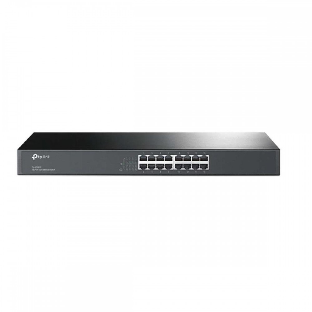 TP-LINK 16Port 10/100M RJ45 Ports, 1U 19-inch Rack-mountable Steel Case(TL-SF1016)  (TPTL-SF1016)