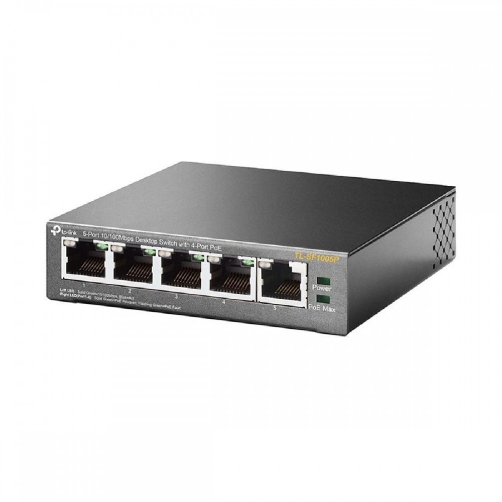 TP-LINK Switch V12 10/100 Mbps 5 Ports (TL-SF1005P) (TPTL-SF1005P)