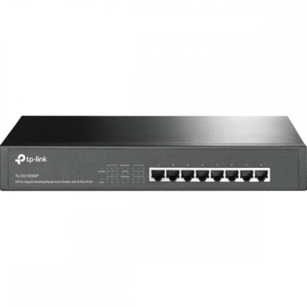 TP-Link 8-Port Gigabit Desktop/Rackmount Switch with 8-Port PoE+ (TL-SG1008MP) (TPTL-SG1008MP)