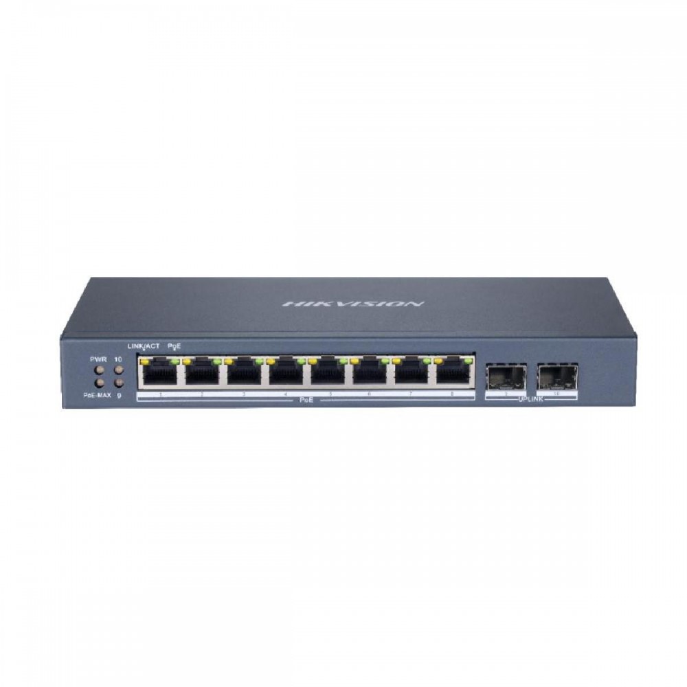 Hikvision 10 Port Smart Managed Gigabit PoE EI Series (DS-3E1510P-EI/M) (HKVDS-3E1510P-EI-M)