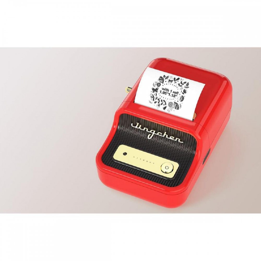 Niimbot B21S Portable Label Printer Red (B21S RED) (NIIB21SRD)