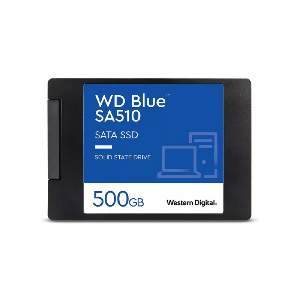 Western Digital Blue SA510 SATA SSD 500GB 2.5”/7mm Cased (WDS500G3B0A)