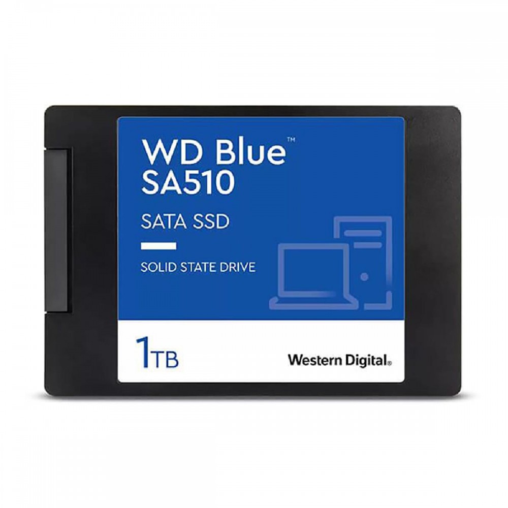 Western Digital Blue SA510 SATA SSD 1TB 2.5”/7mm Cased (WDS100T3B0A)