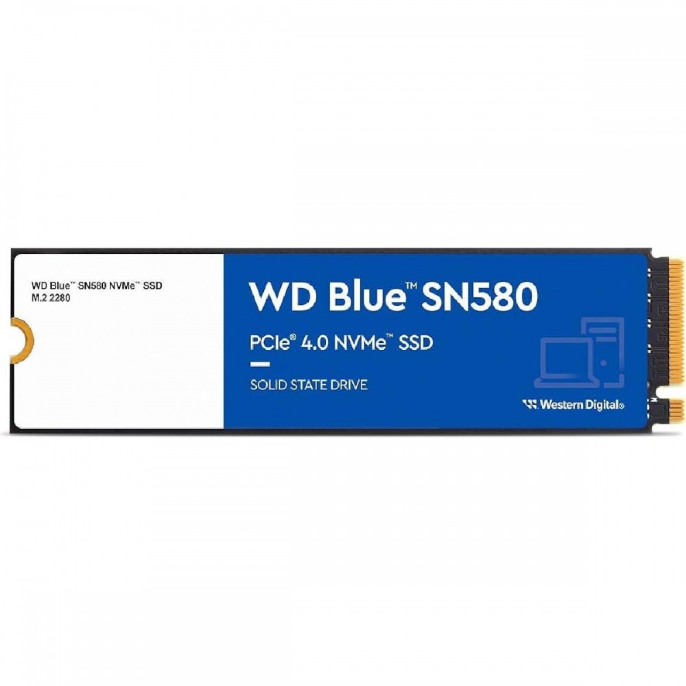 Western Digital Blue SN580 SSD 1TB M.2 NVMe PCI Express 4.0 (WDS100T3B0E)