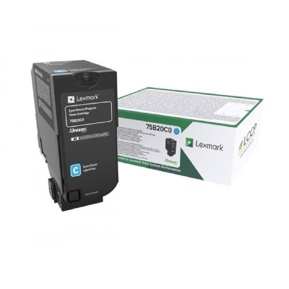 LEXMARK CS727/CS728/CX728 TONER CYAN 10K (75B20C0) (LEX75B20C0)