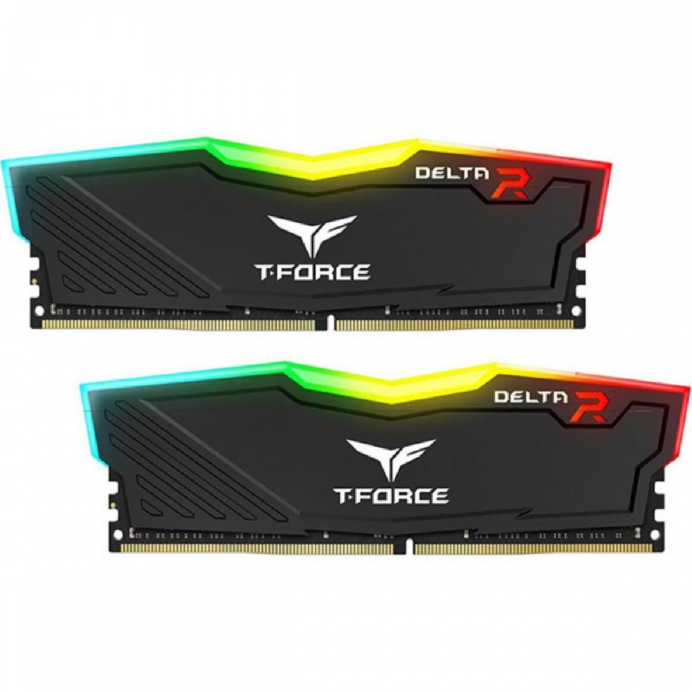 TeamGroup Μνήμη RAM DDR4 16GB KIT 2x8GB PC 3600 Team T-Force Delta RGB TF3D416G3600HC18JDC01 (TF3D416G3600HC18JDC01)