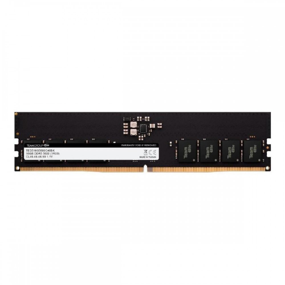 TeamGroup Μνήμη RAM DDR5 16GB PC 5600 Team Elite  (TED516G5600C4601)