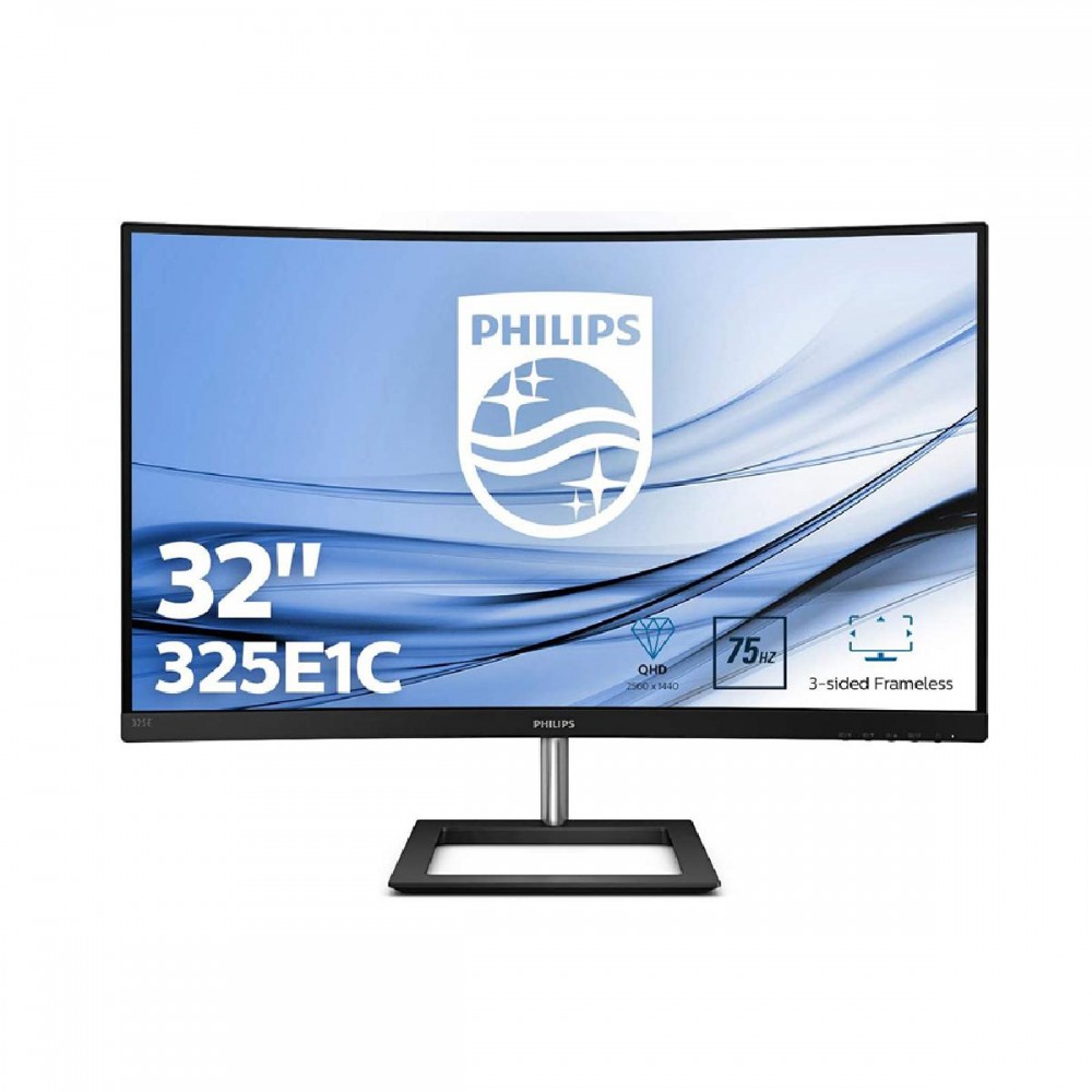 PHILIPS E Line 325E1C Curved QHD Monitor 32