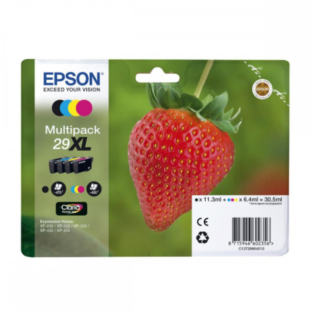 Epson Μελάνι Inkjet Series 29 Multipack XL (C13T29964012) (EPST299640)