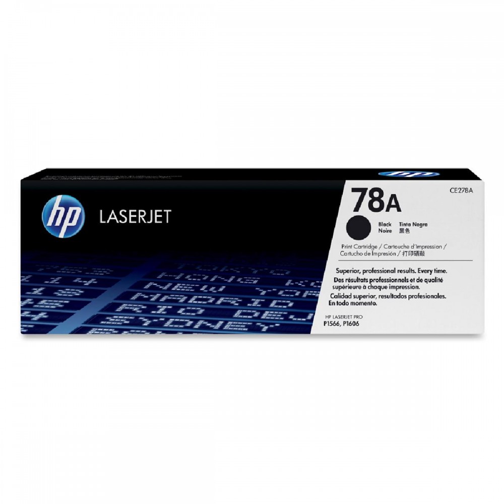 HP LaserJet P1560, M1536MFP Black Toner (CE278A) (HPCE278A)