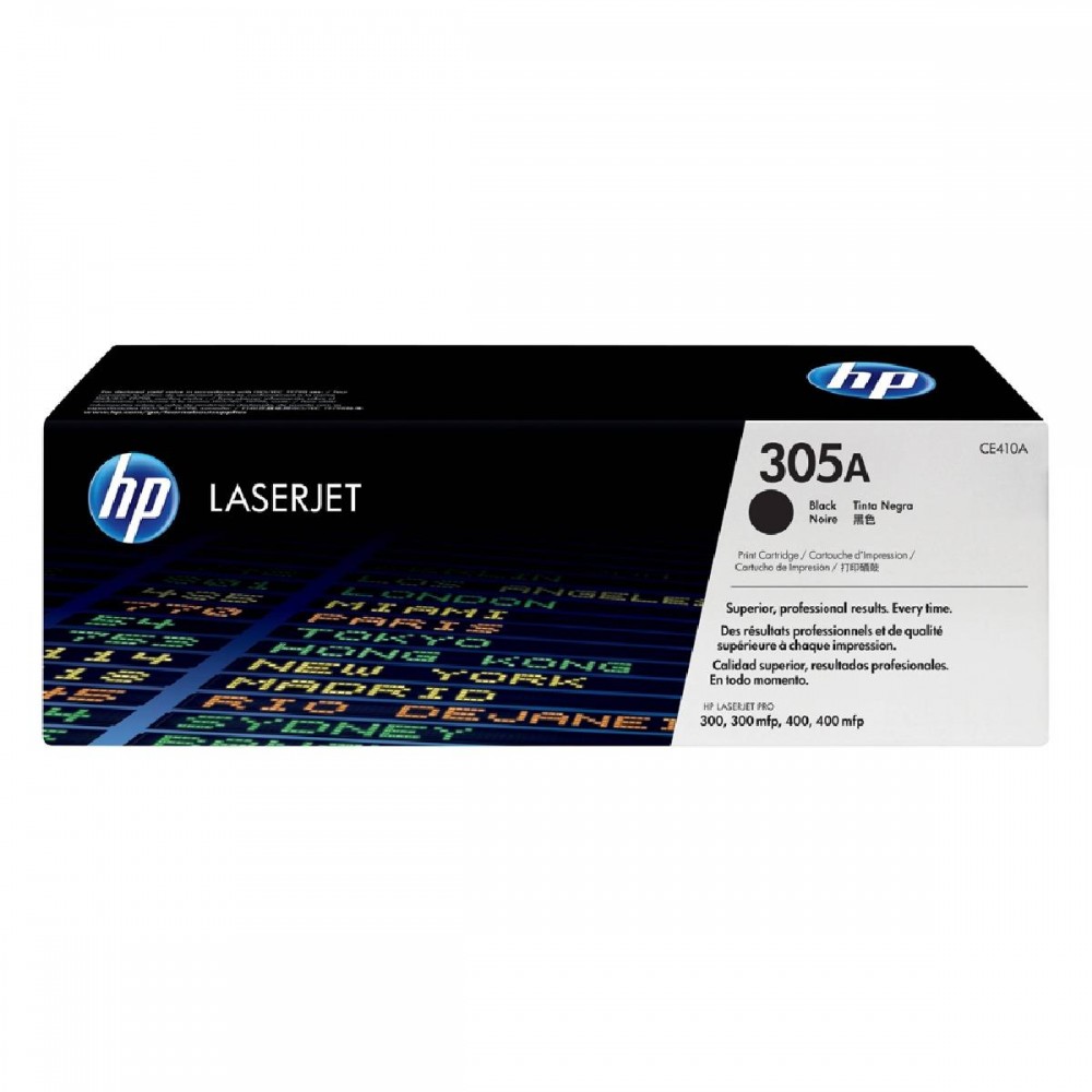 HP LaserJet PRO 300/400 305A Black Toner (CE410A) (HPCE410A)