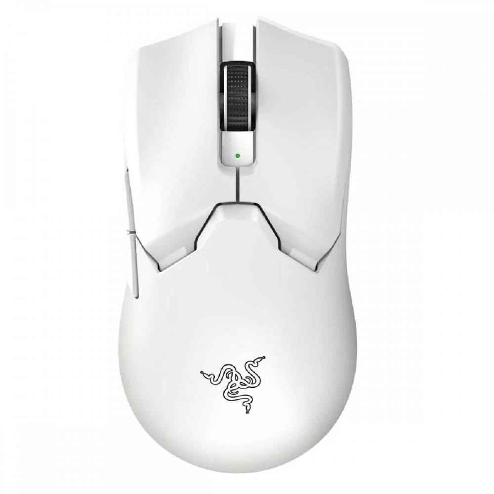 Razer Viper V2 Pro White 57g Wireless Ultra Light 30k DPI Optical Gaming Mouse With Grip Tapes (RZ01-04390200-R3G1) (RAZRZ01-04390200-R3G1)