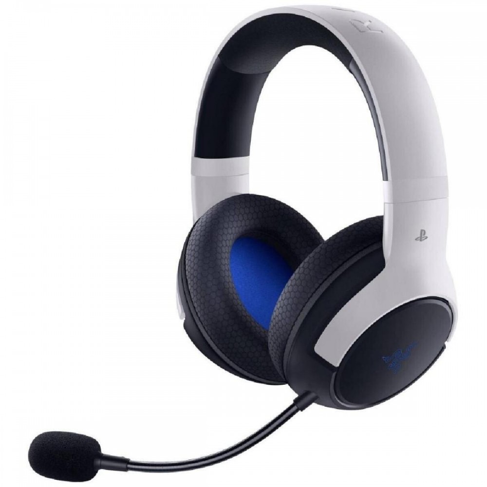 Razer Kaira Hyperspeed Wireless Gaming Headset Playstation Licensed White PS5 / PC / Mobile (RZ04-03980200-R3G1) (RAZRZ04-03980200-R3G1)