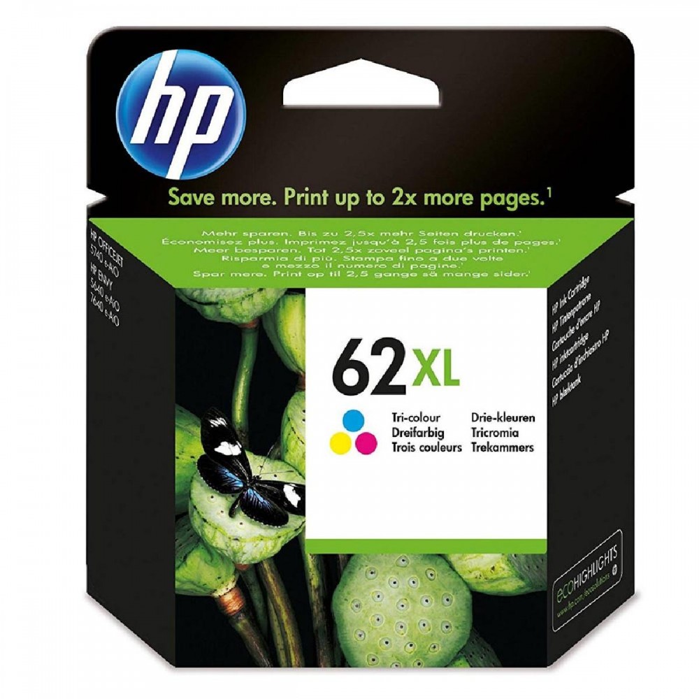 HP Μελάνι Inkjet No.62XL Tri-Colour (C2P07AE) (HPC2P07AE)