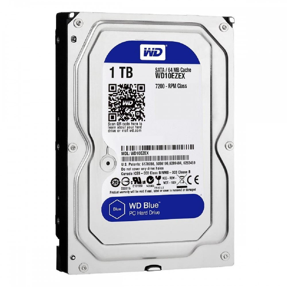 Western Digital Εσωτερικός Σκληρός Δίσκος 1 TB (Blue 3.5