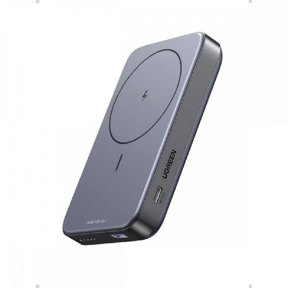 Power Bank Magnetic Wireless UGREEN 10000mAh 20W PDx1 and QC3.0x1 PB206 15086 Space Gray