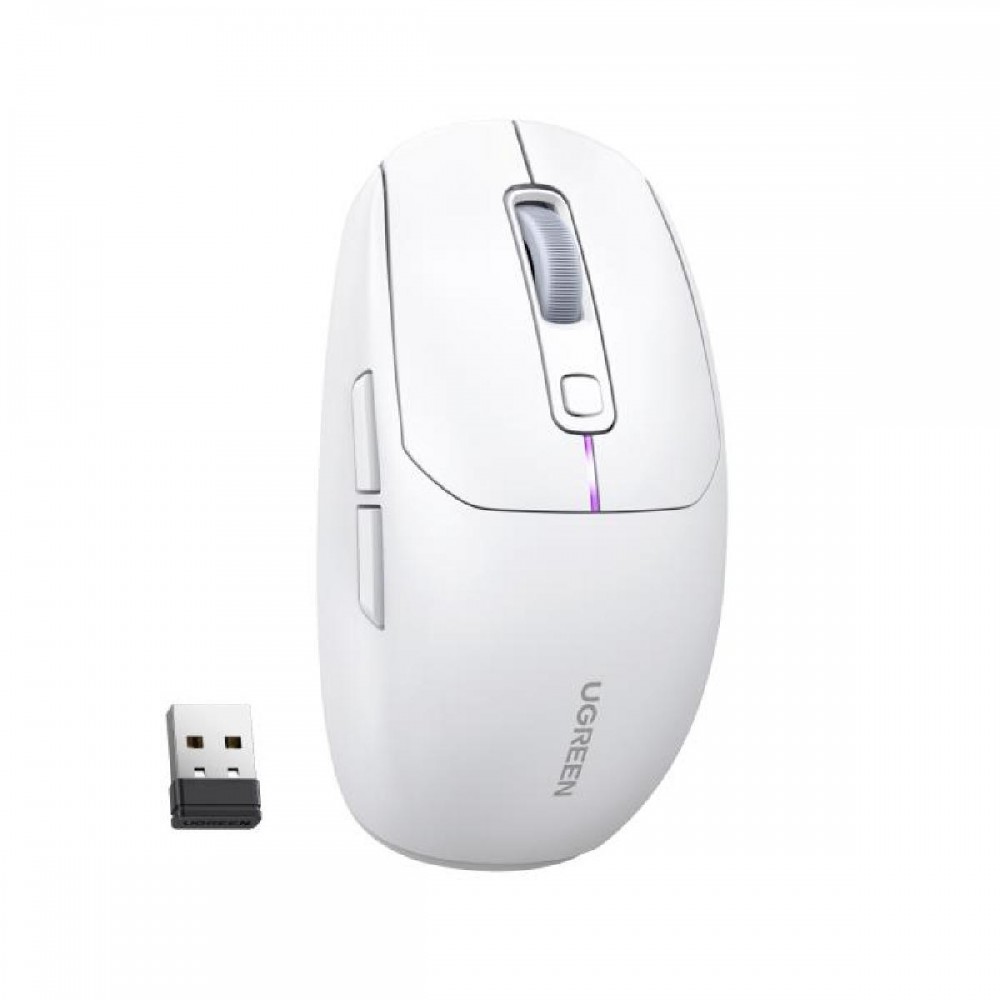 Mouse Wireless 2.4 GHz and Bluetooth UGREEN MU103 White15629