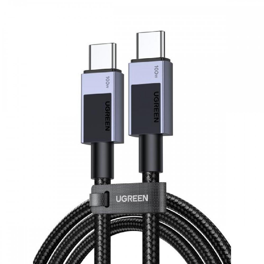 Charging Cable UGREEN 100W L512 TYPE-C/TYPE-C Black 1m 45063 5A