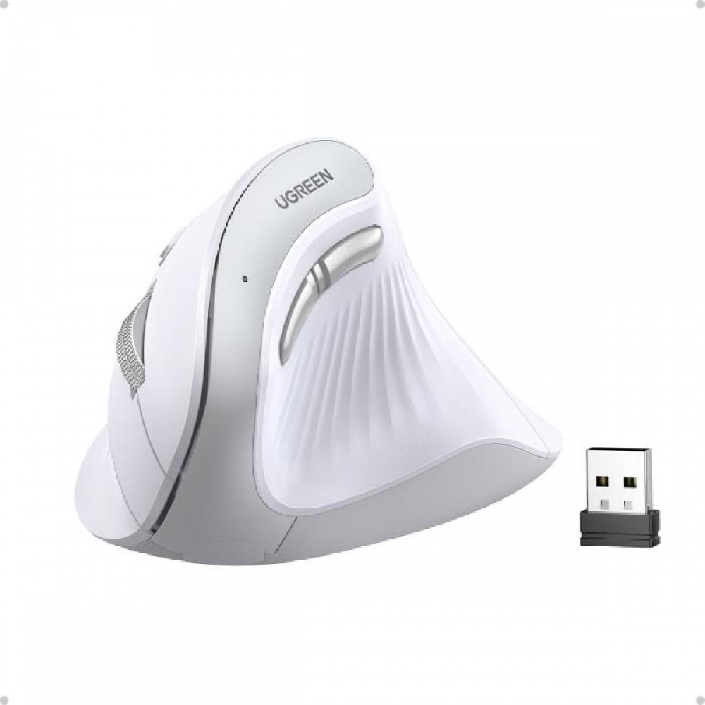 Mouse Wireless 2.4 GHz & Bluetooth UGREEN MU008 White 45759