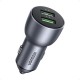 Car Charger UGREEN CD213 36W Dual USB QC3.0 Gray 10144