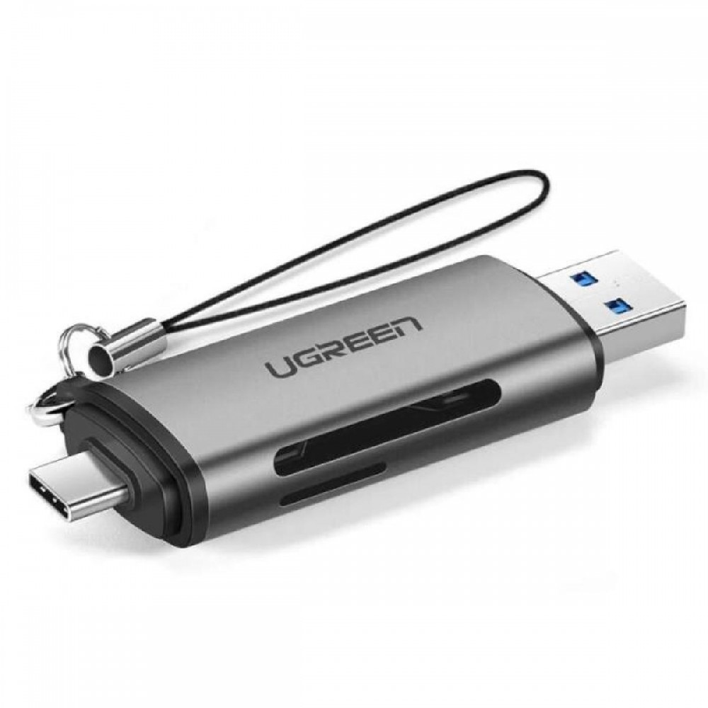 Card Reader UGREEN CM184 TYPE-C/USB 3.0 Gray 50706