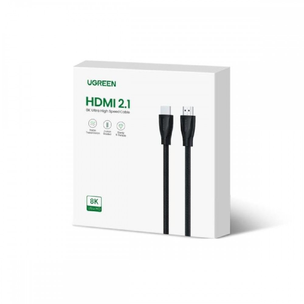 Cable HDMI M/M Retail 3m 8K/60Hz UGREEN HD140 Black 80404