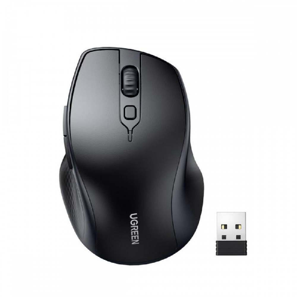 Mouse Wireless 2.4 GHz and Bluetooth UGREEN MU101 Black 90395