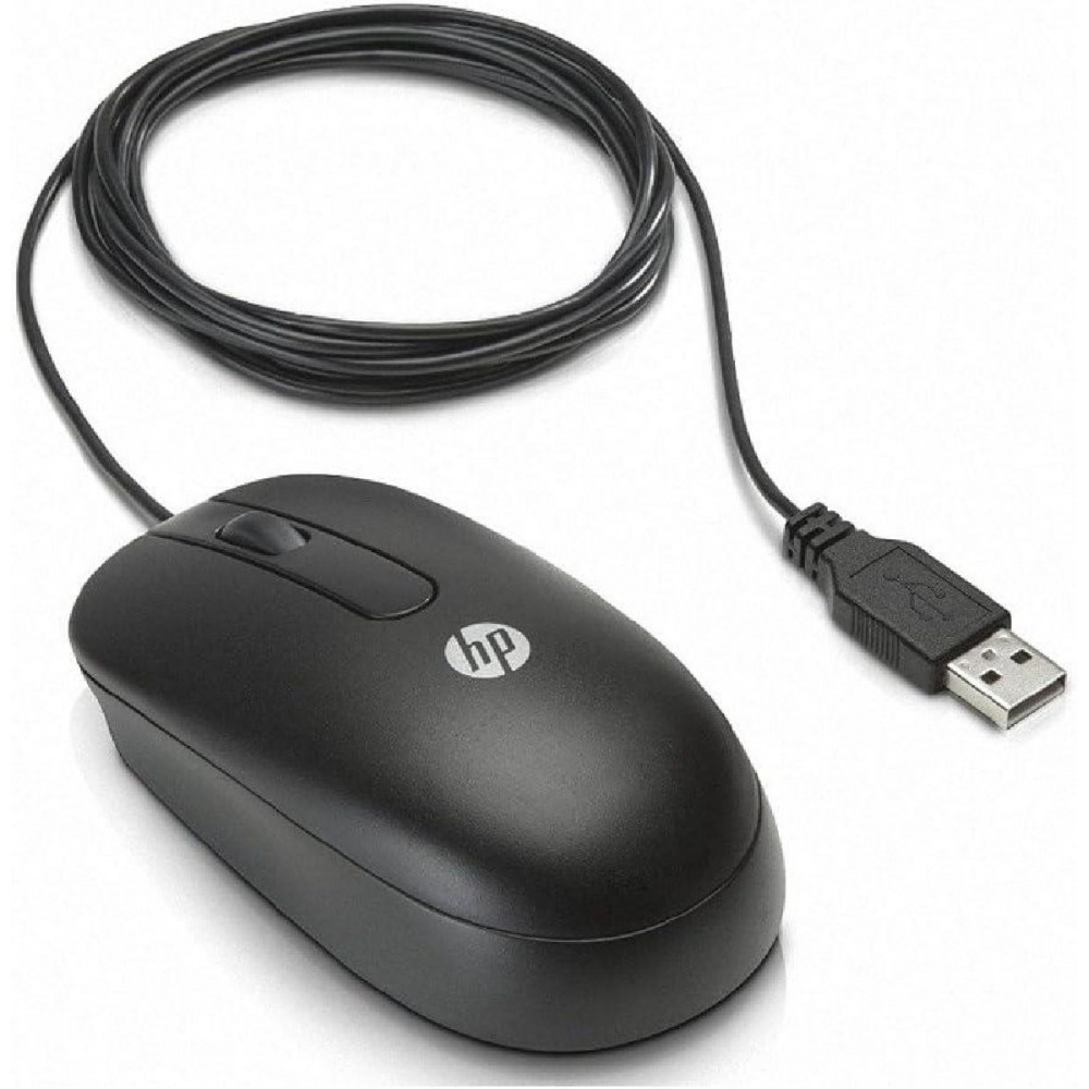 MOUSE HP Genuine BC67094 Wired USB Optical Black 99gr NEW